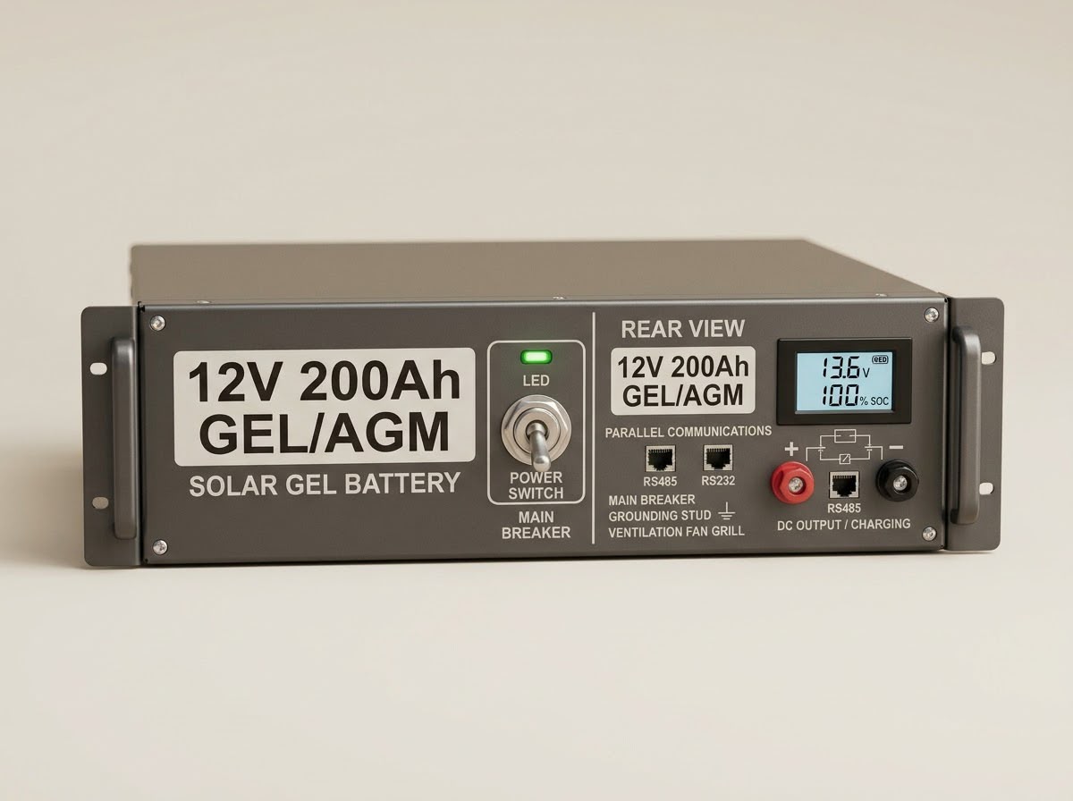 Batterie solaire Gel / AGM 12V 200Ah